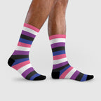 Genderfluid Flag Socks