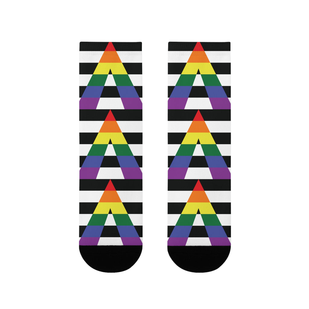 Straight Ally Flag Socks