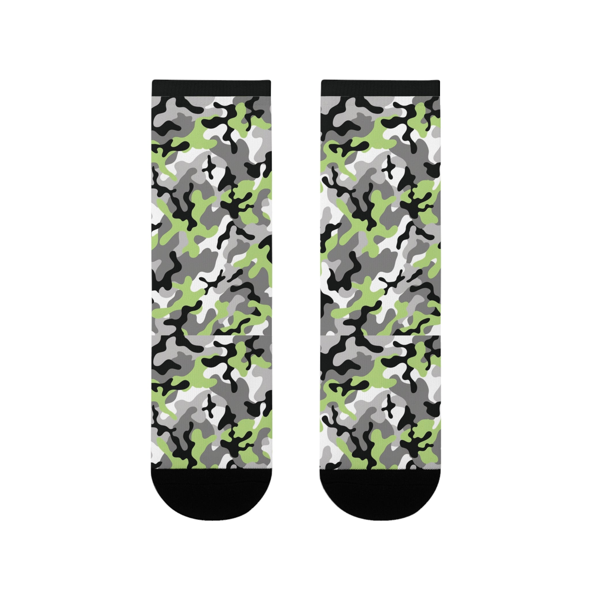 Agender Flag Camo Socks