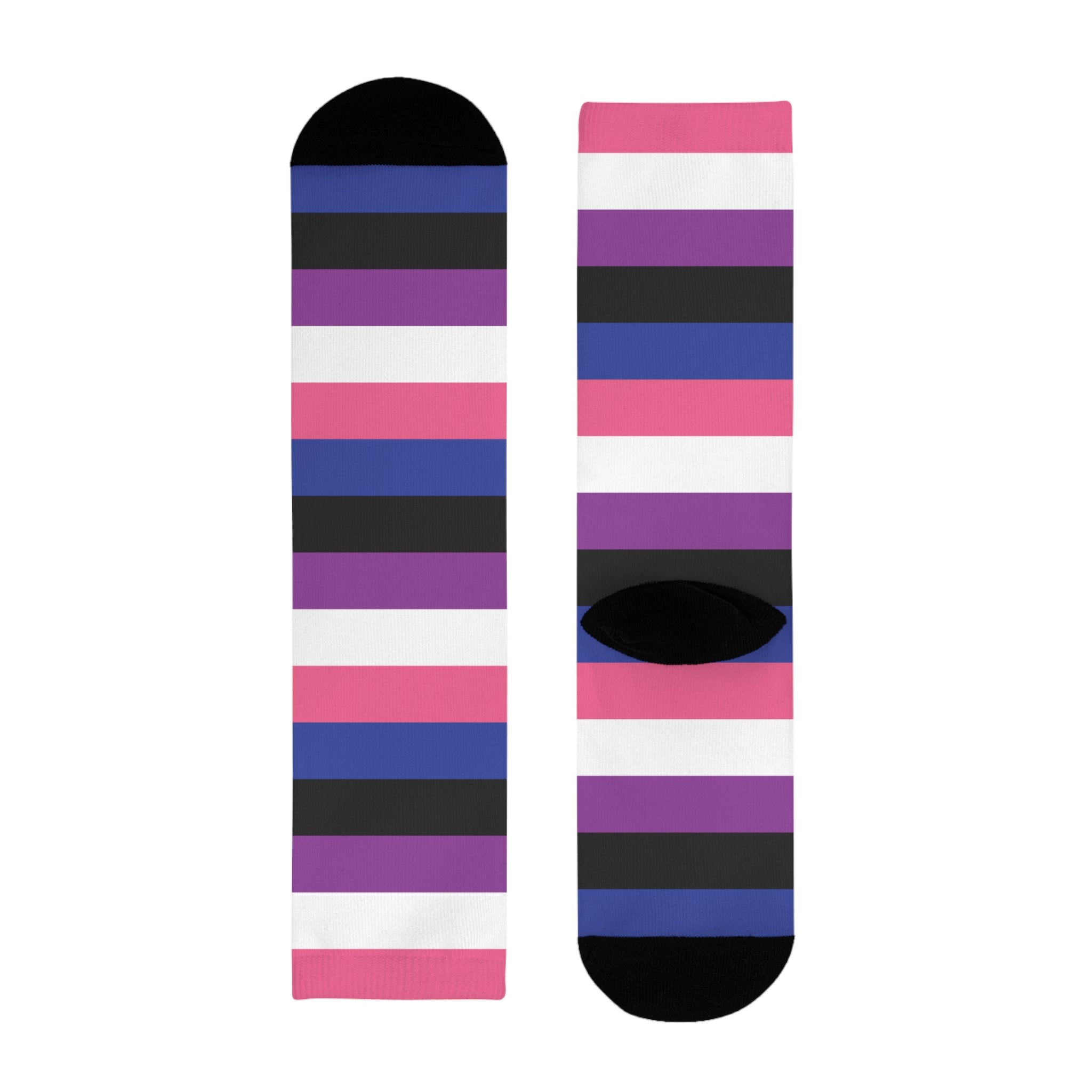 Genderfluid Flag Socks