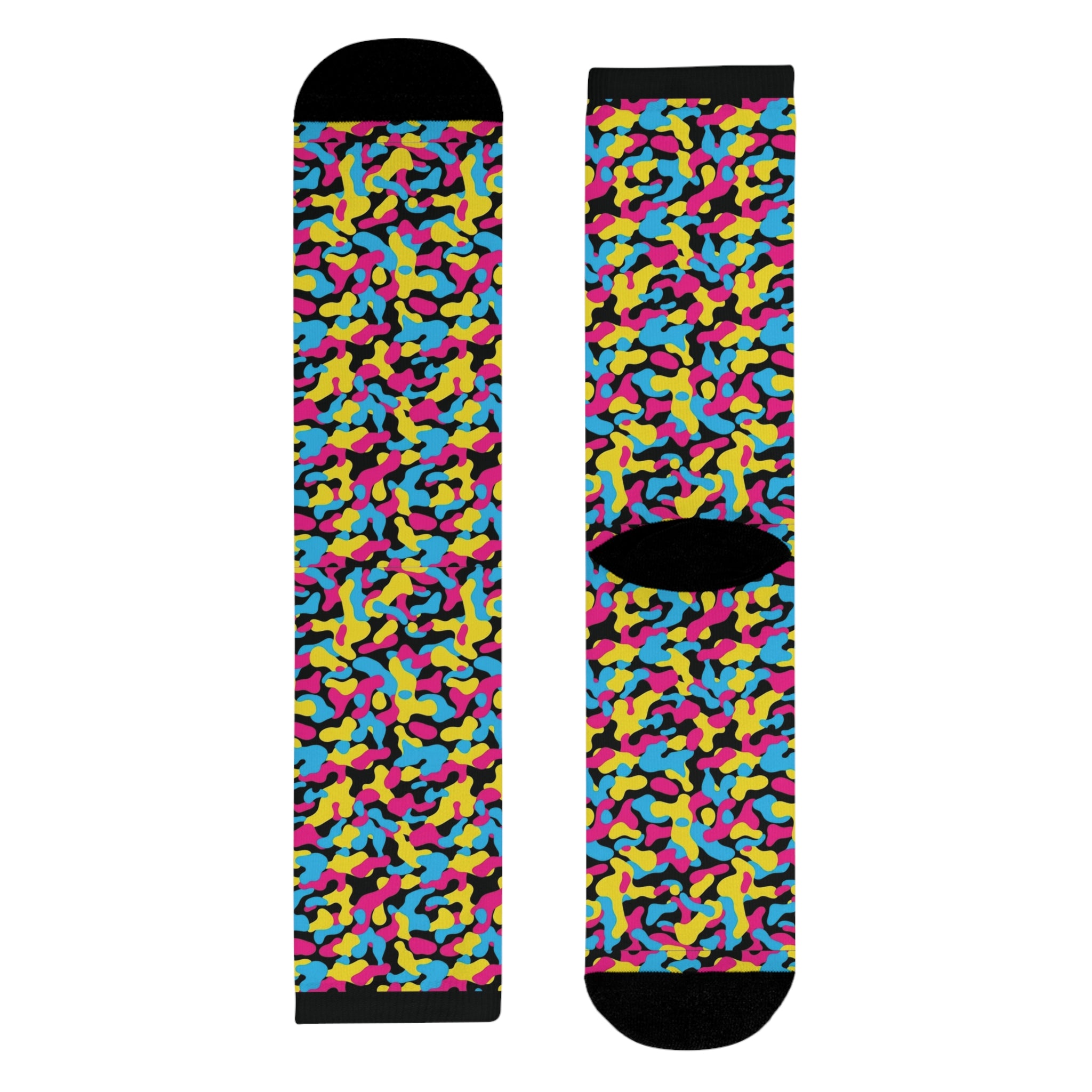 Pansexual Flag Camo Socks