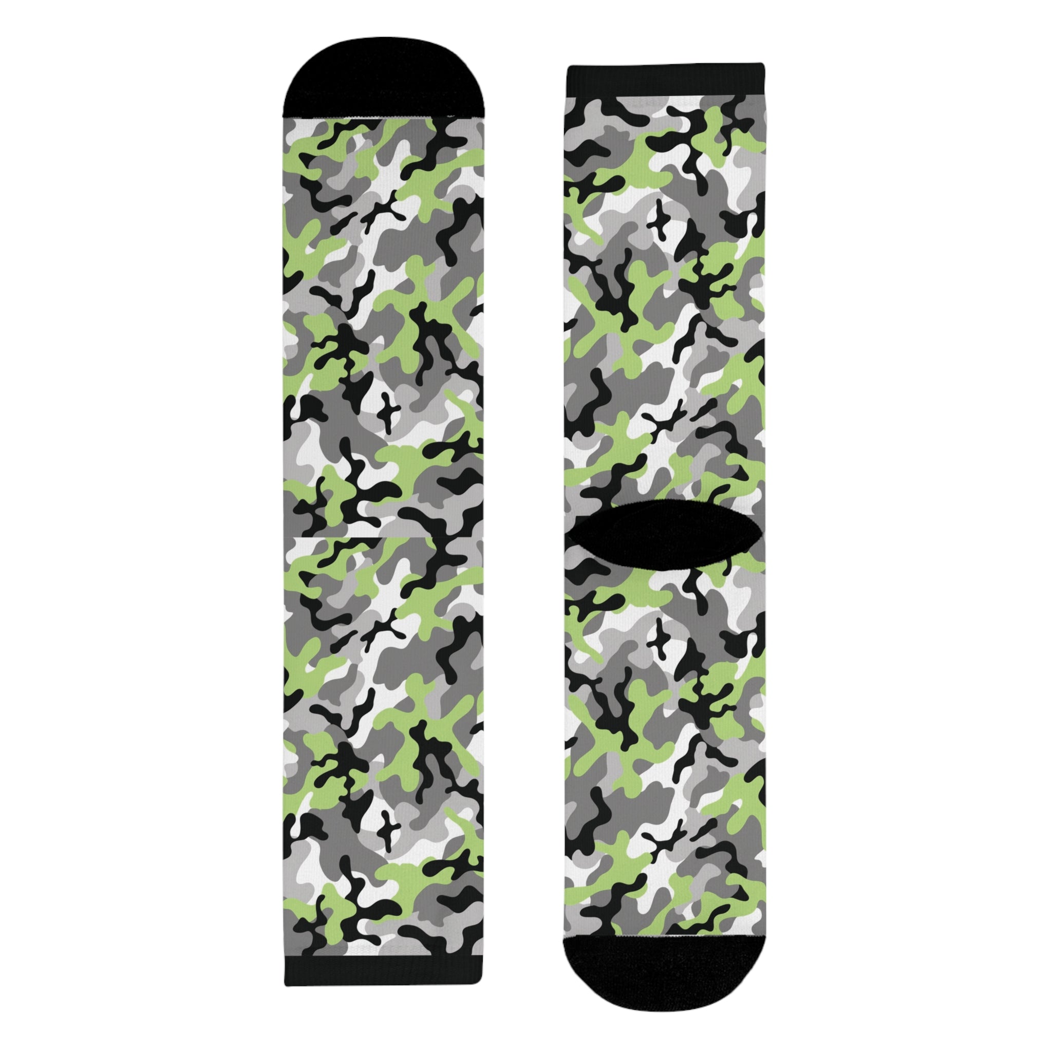 Agender Flag Camo Socks