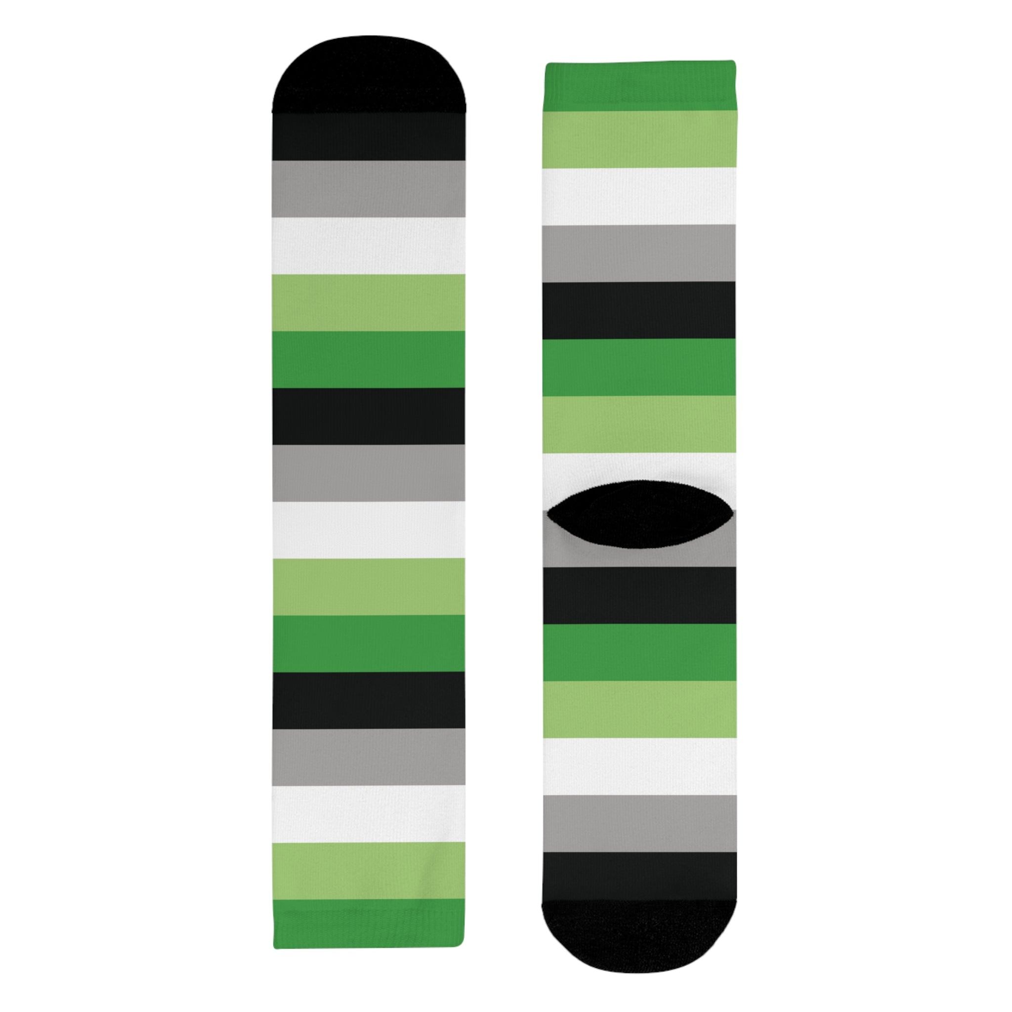 Aromantic Flag Socks