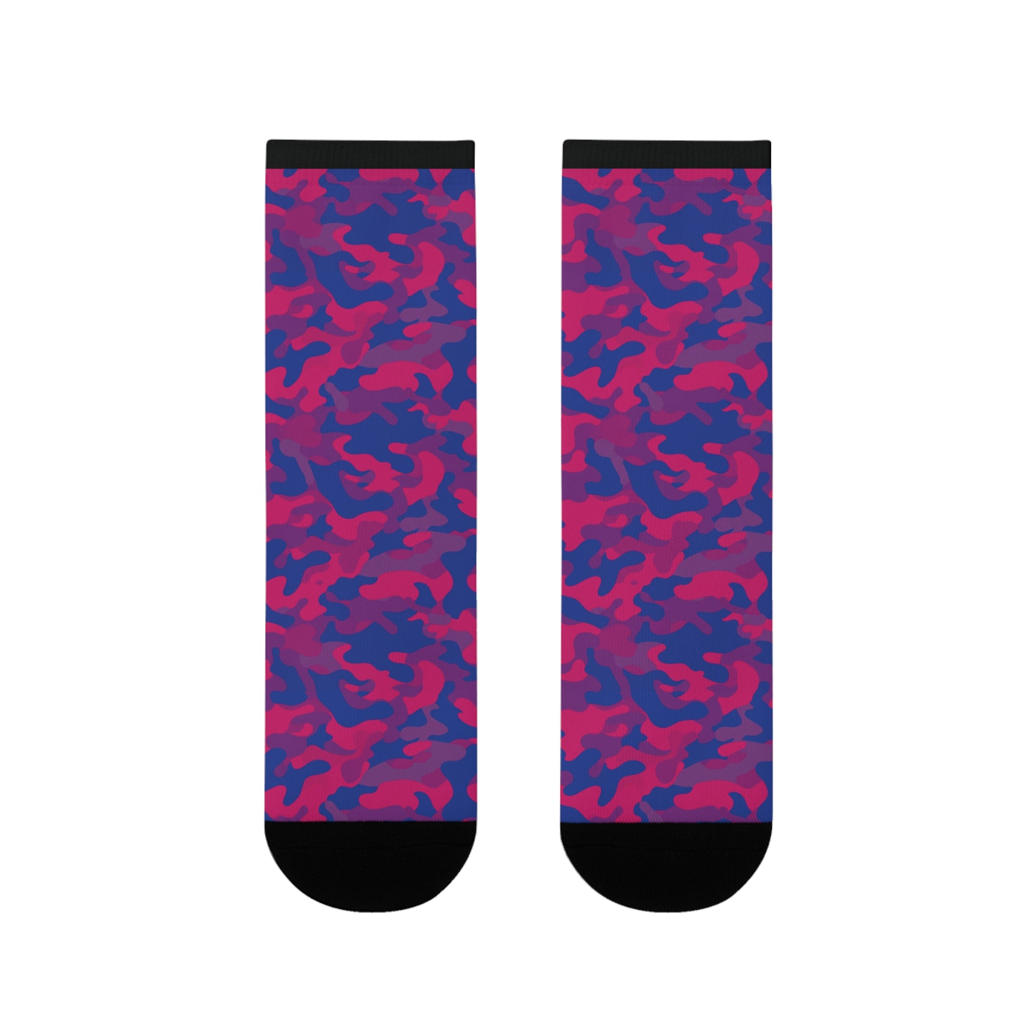 Bisexual Flag Camo Socks