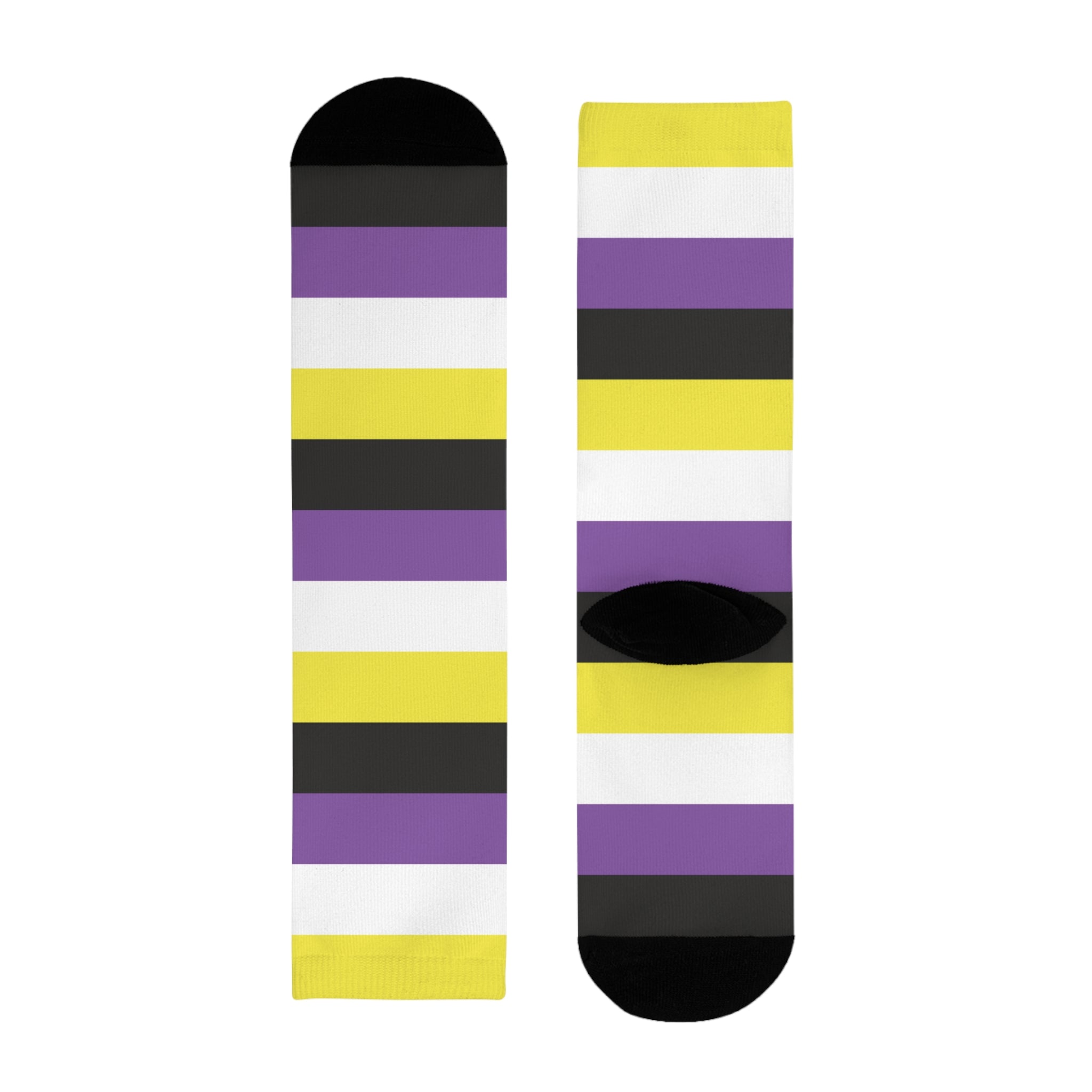 Non Binary Flag Socks