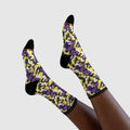 Non Binary Flag Camo Socks