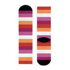 Lesbian Flag Socks