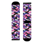 Genderfluid Flag Camo Socks