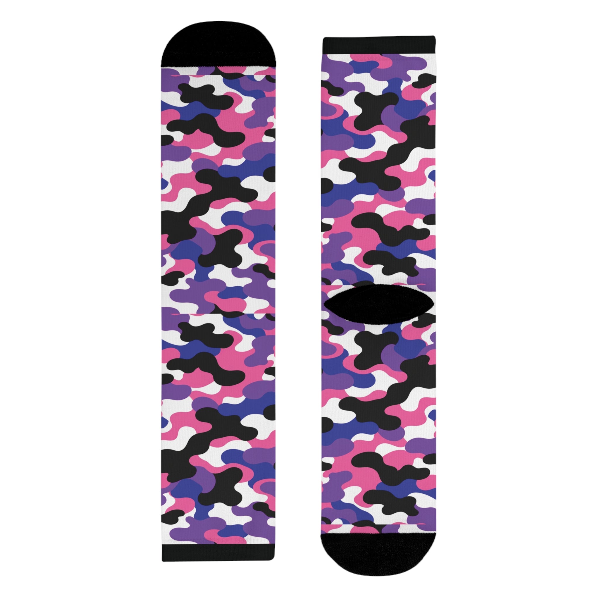Genderfluid Flag Camo Socks