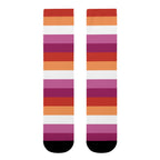 Lesbian Flag Socks