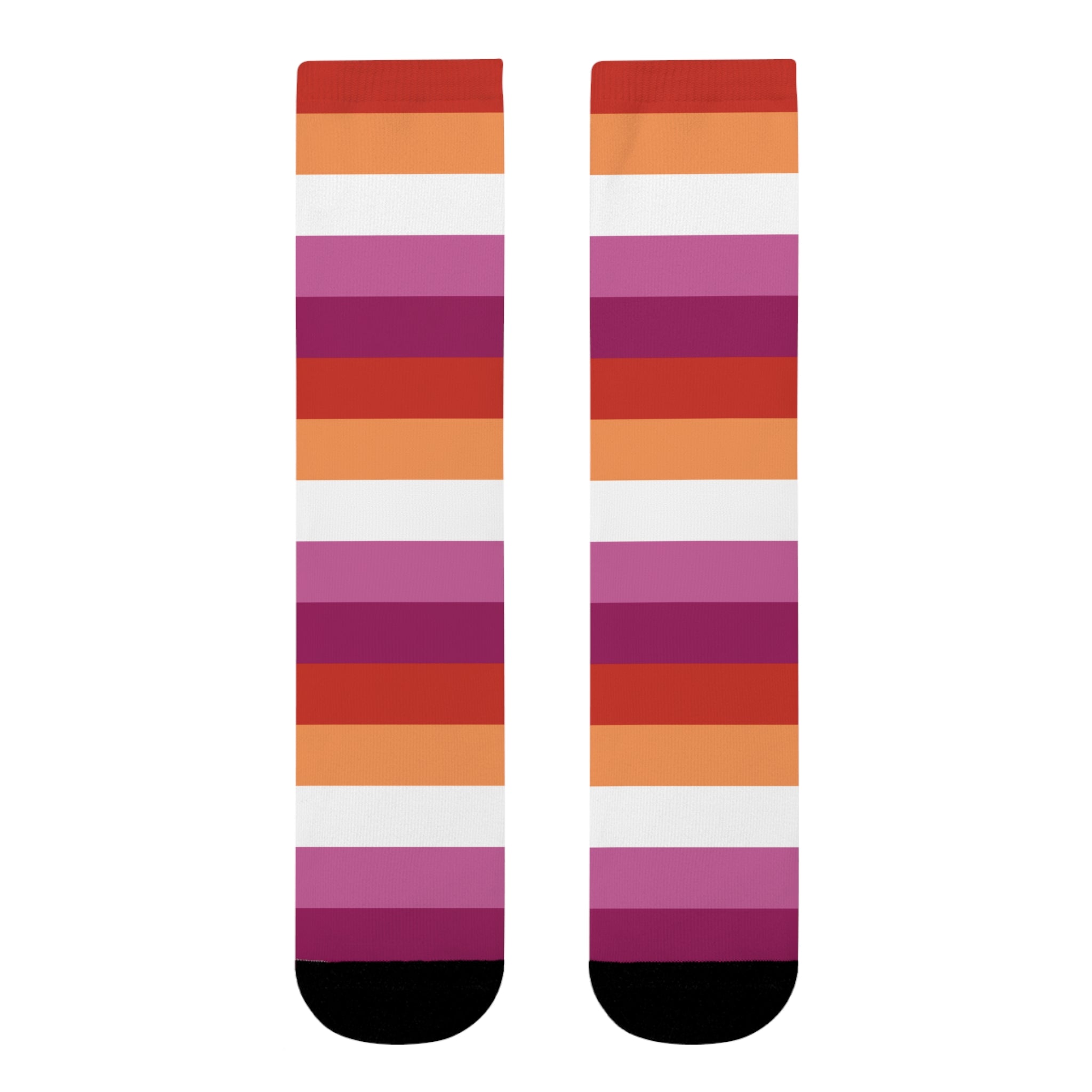 Lesbian Flag Socks