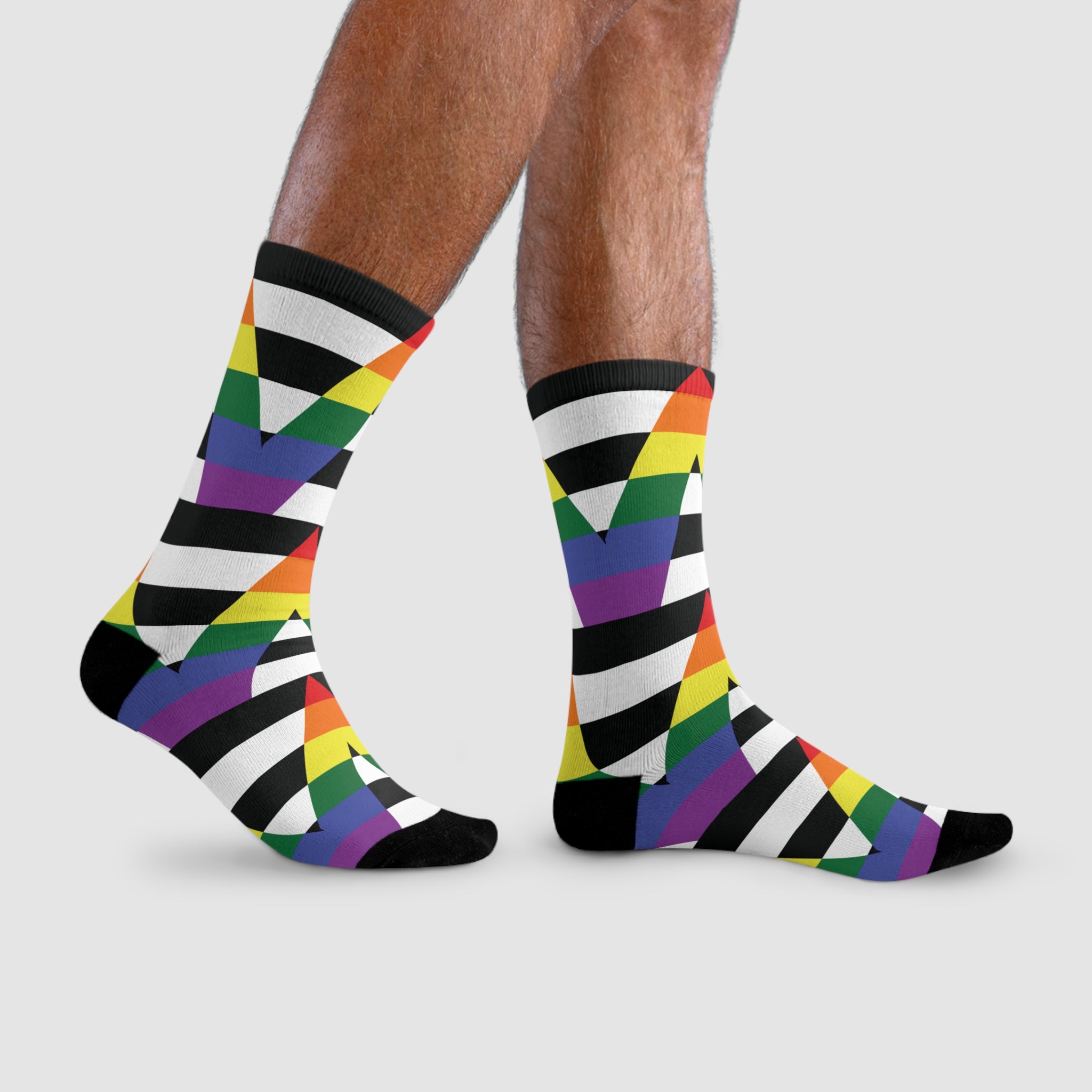 Straight Ally Flag Socks