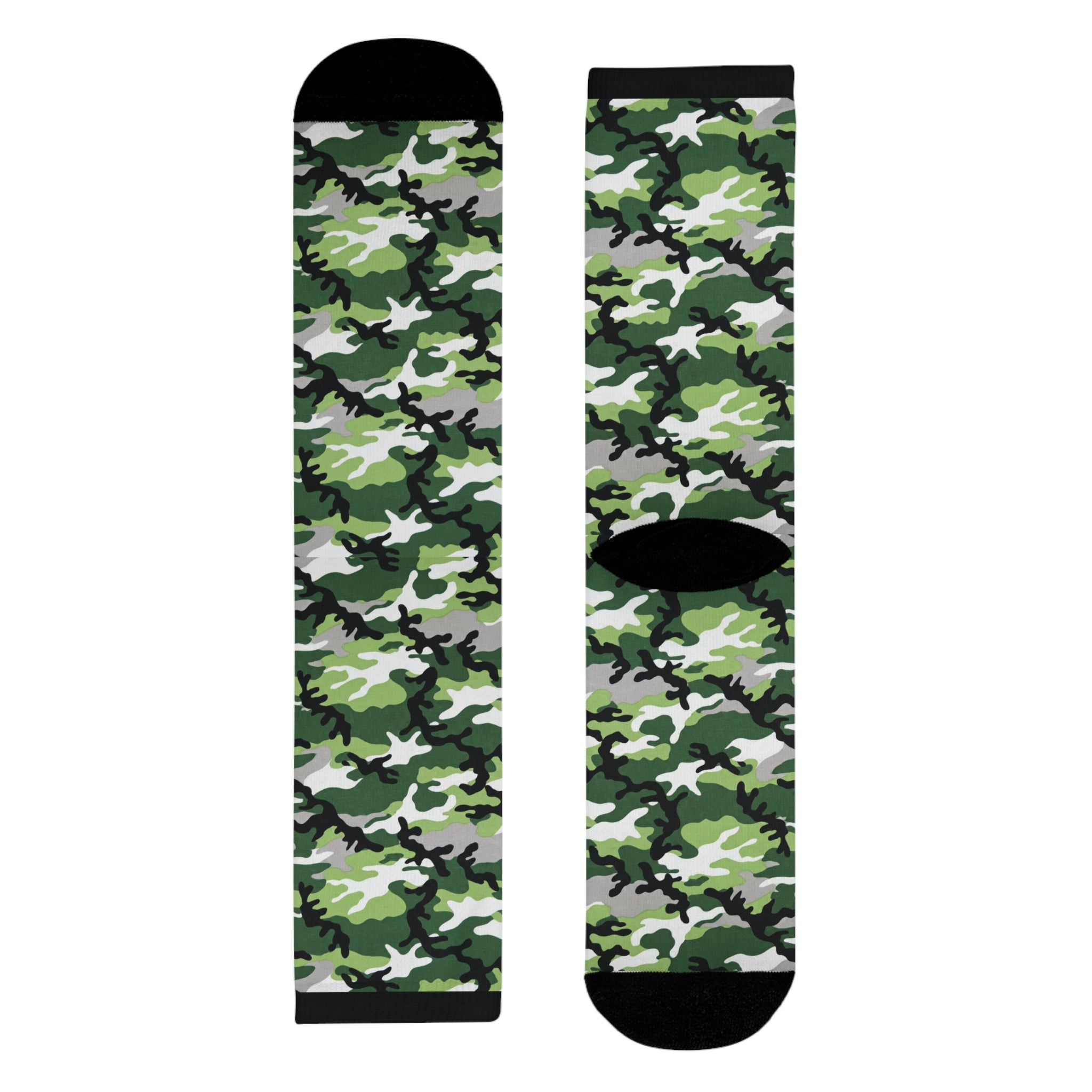 Aromantic Flag Camo Socks