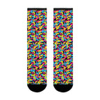 Pansexual Flag Camo Socks