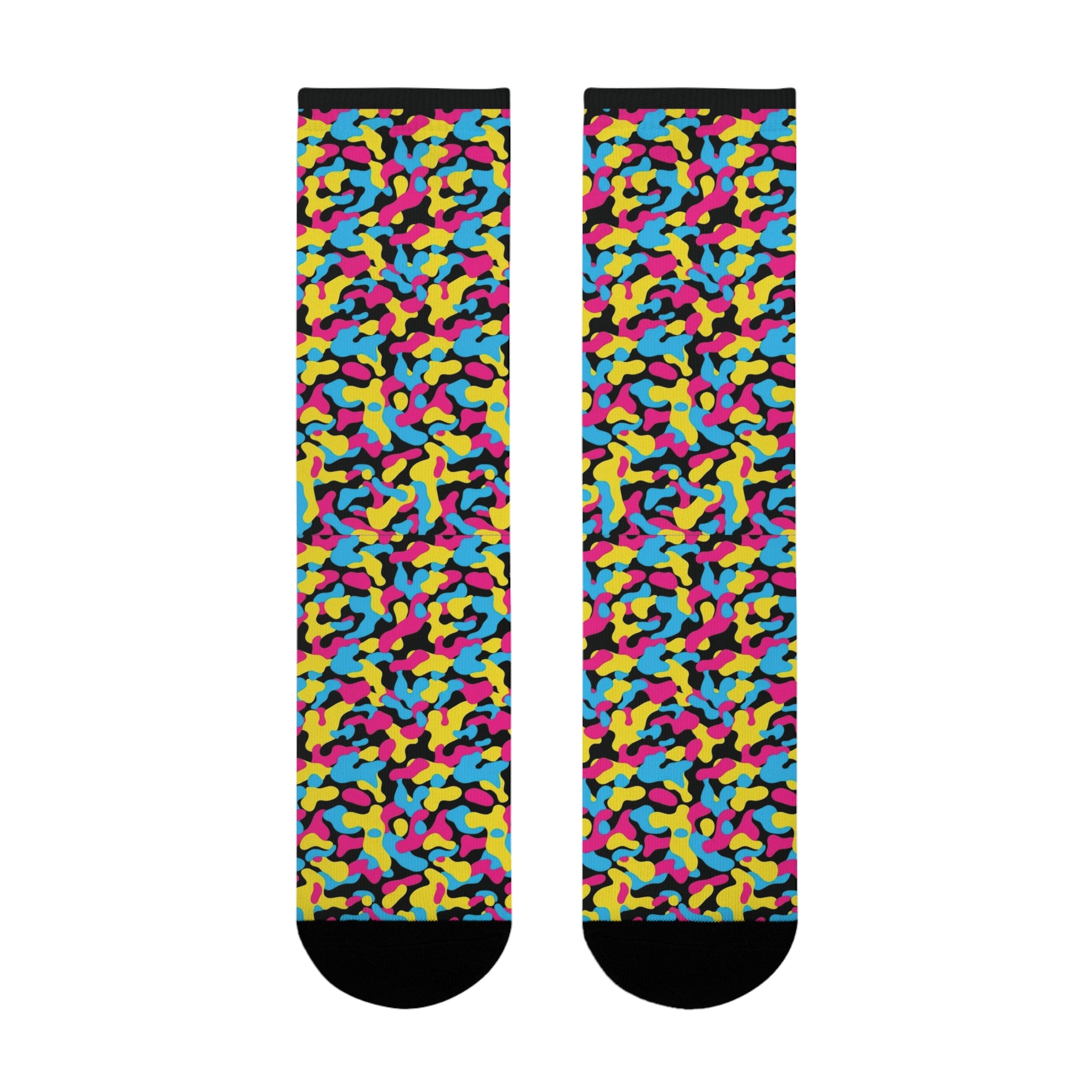 Pansexual Flag Camo Socks