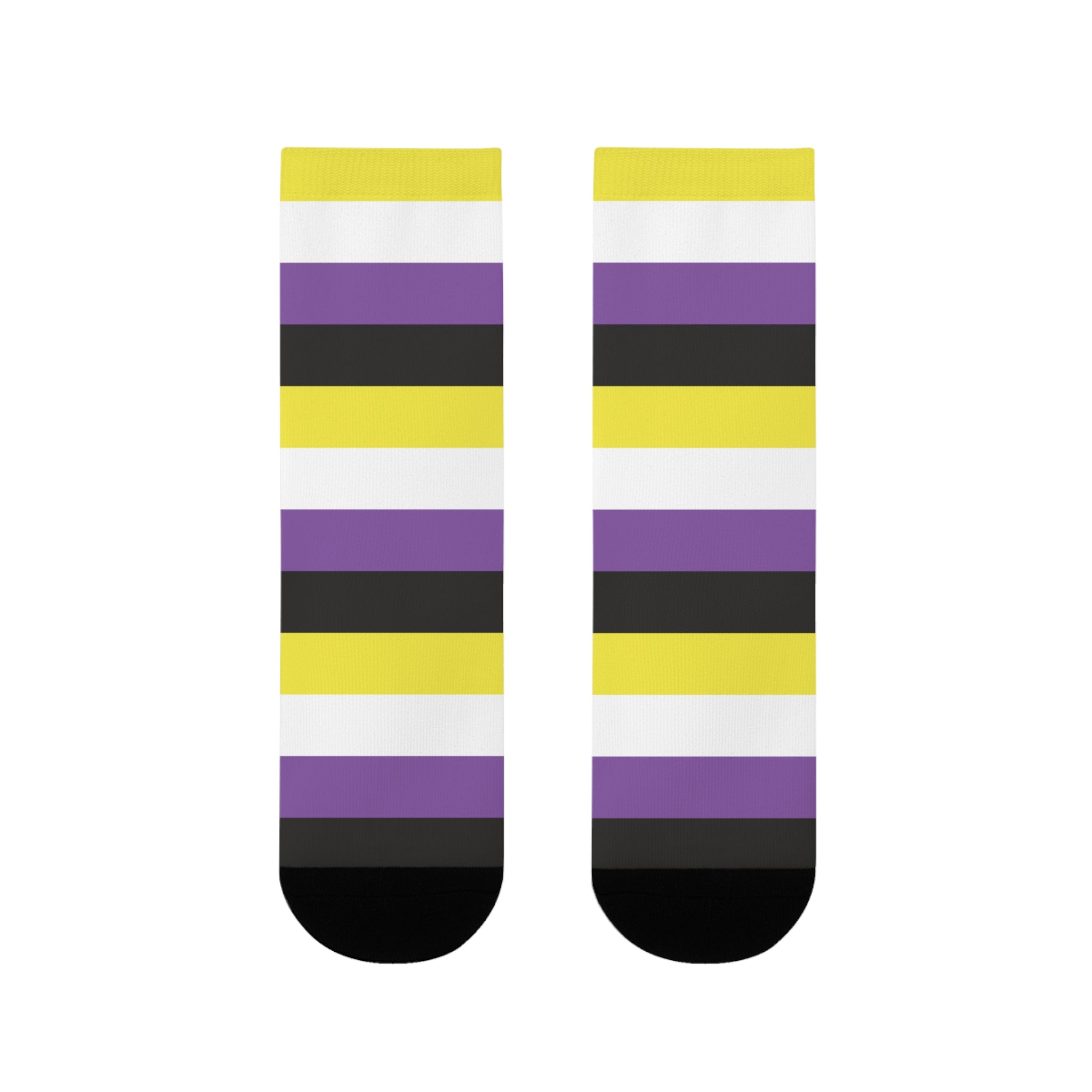 Non Binary Flag Socks