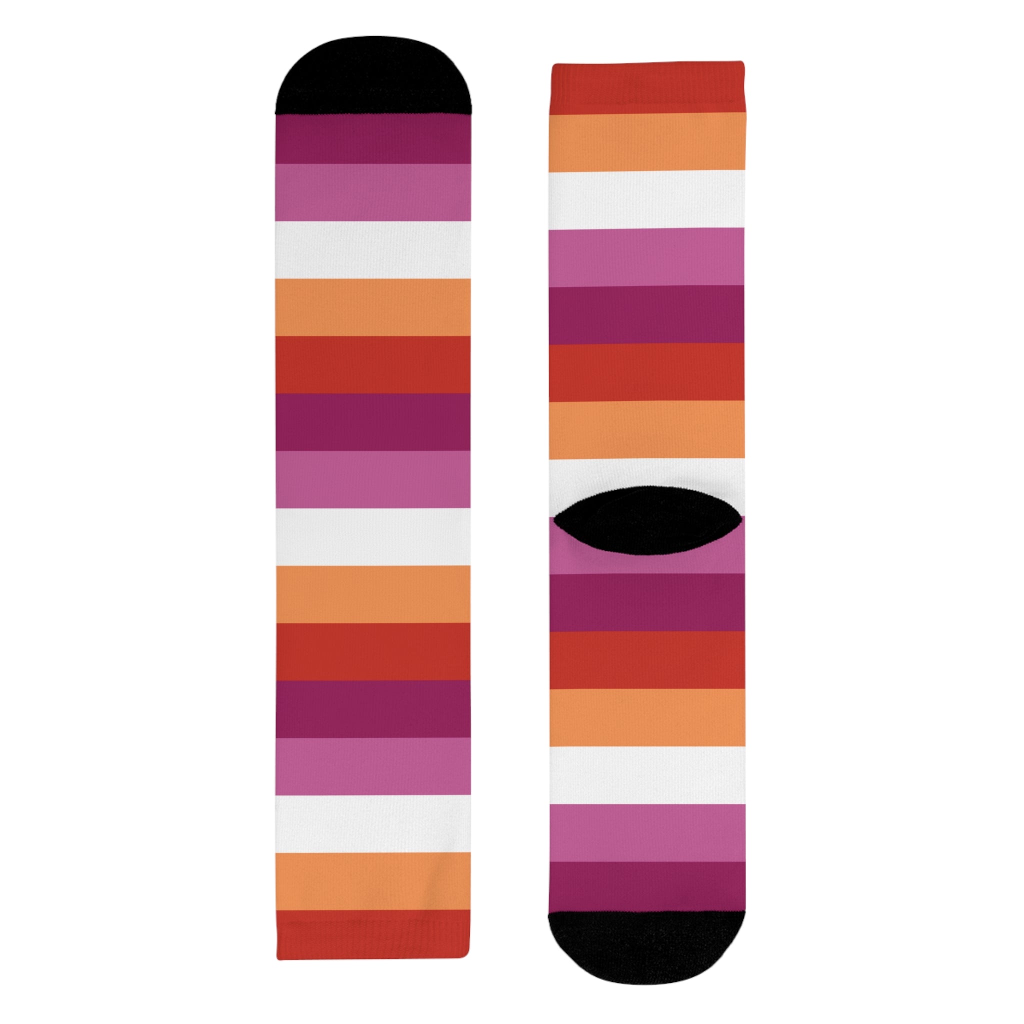 Lesbian Flag Socks