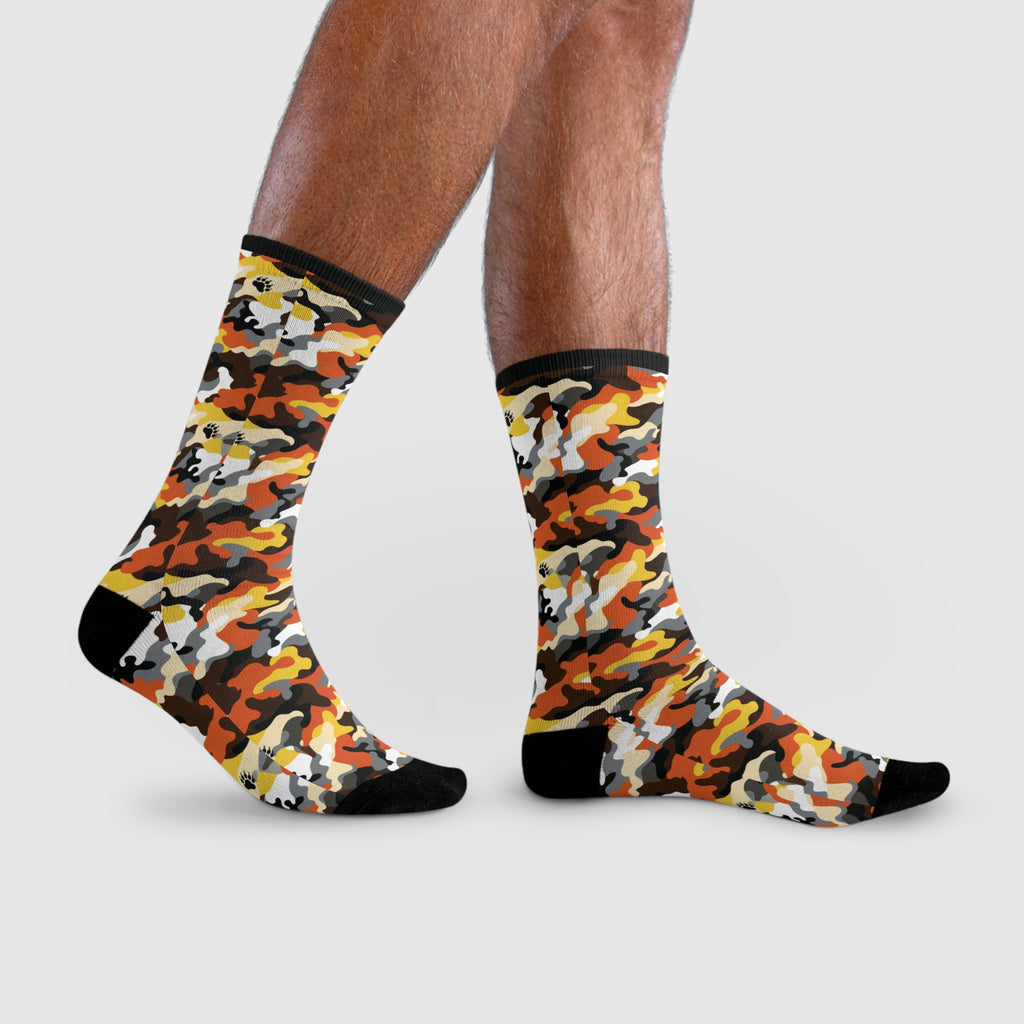 Bear Brotherhood Flag Camo Socks