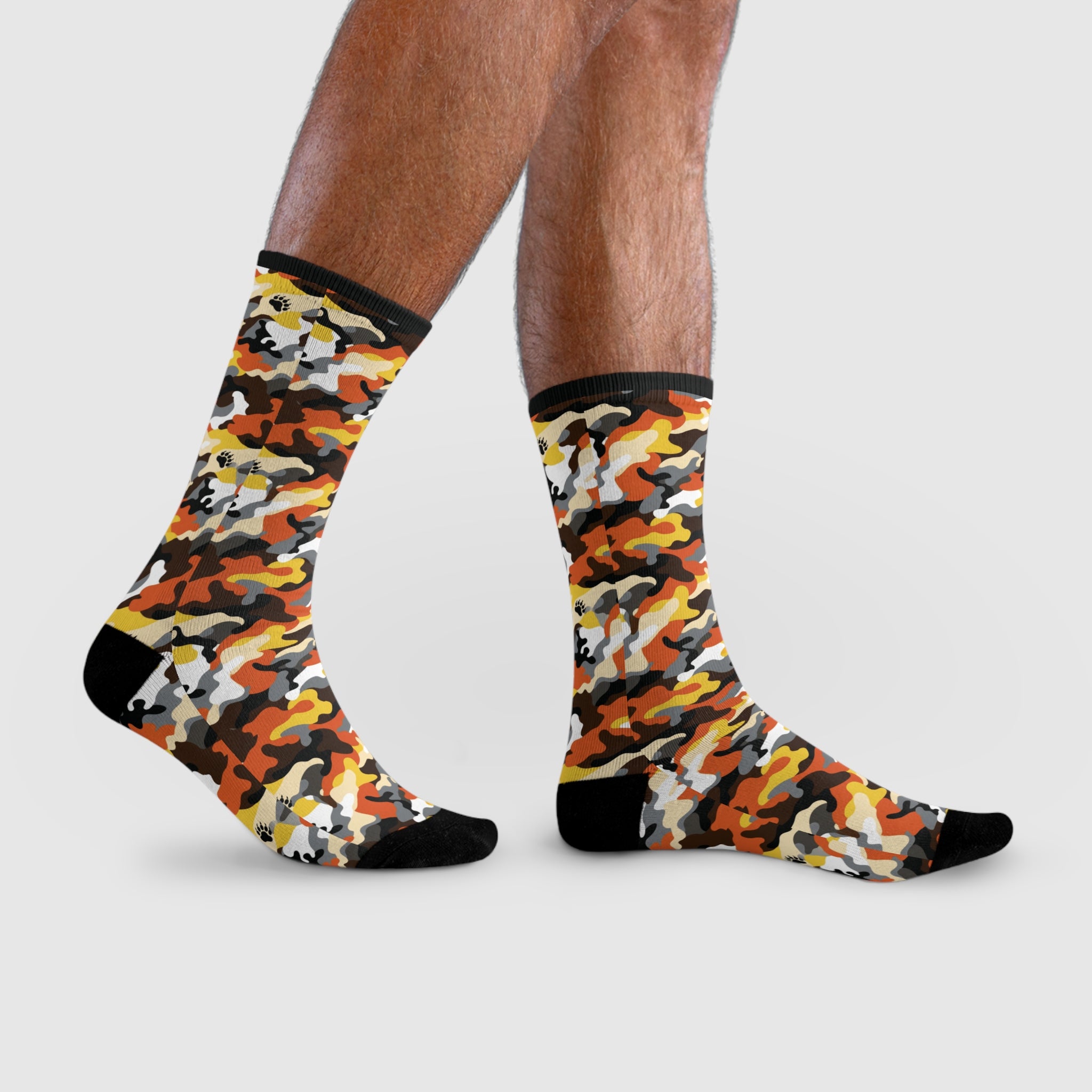 Bear Brotherhood Flag Camo Socks