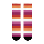 Lesbian Flag Socks