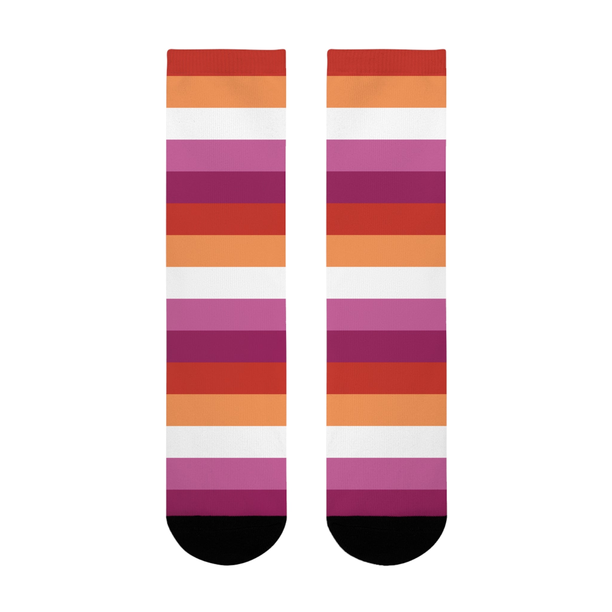 Lesbian Flag Socks