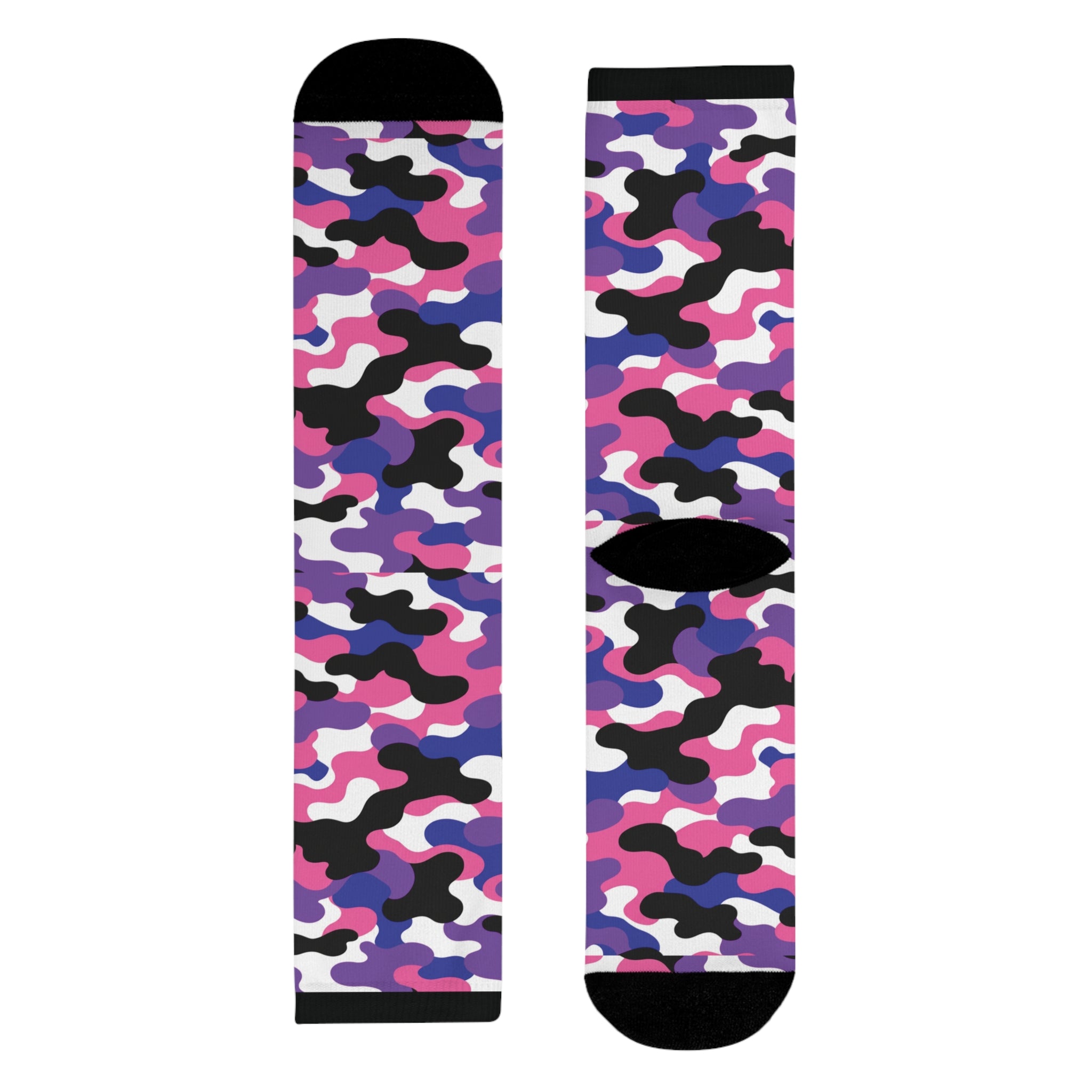Genderfluid Flag Camo Socks