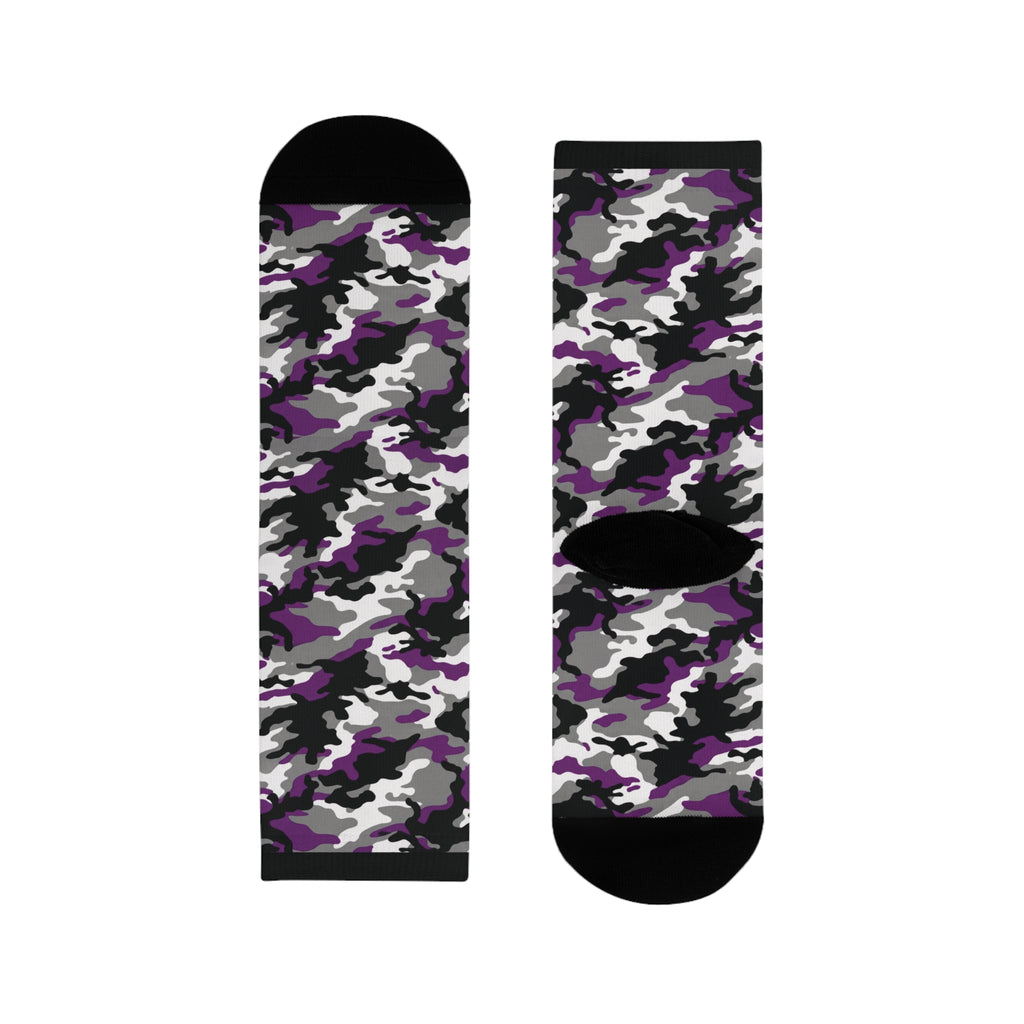Asexual Flag Camo Socks