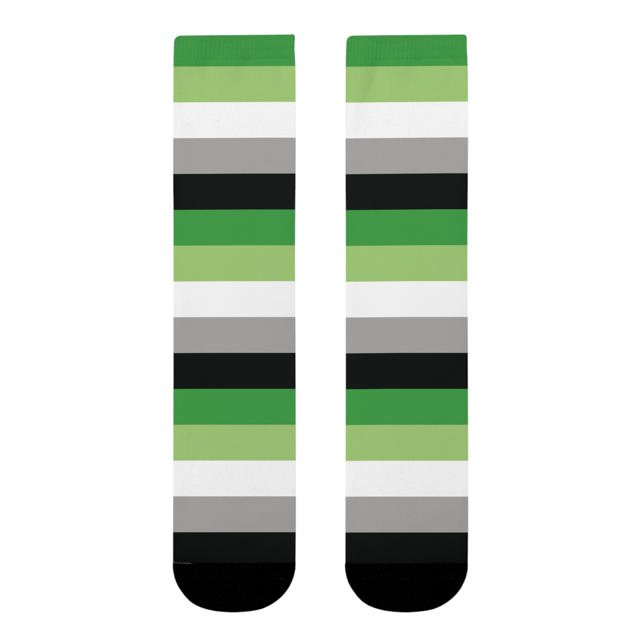 Aromantic Flag Socks
