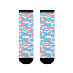 Transgender Flag Camo Socks