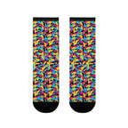 Pansexual Flag Camo Socks