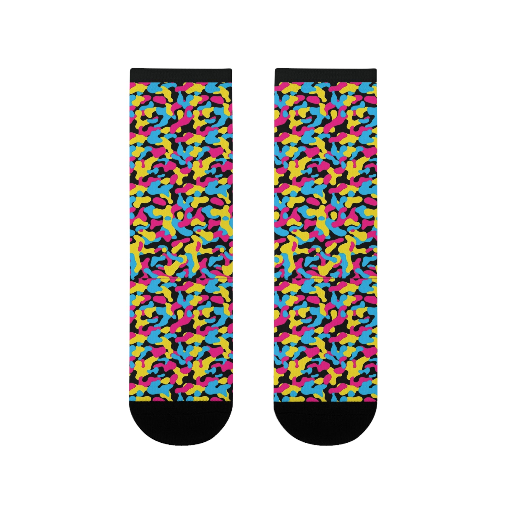 Pansexual Flag Camo Socks