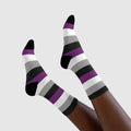 Asexual Flag Socks