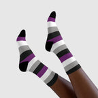 Asexual Flag Socks