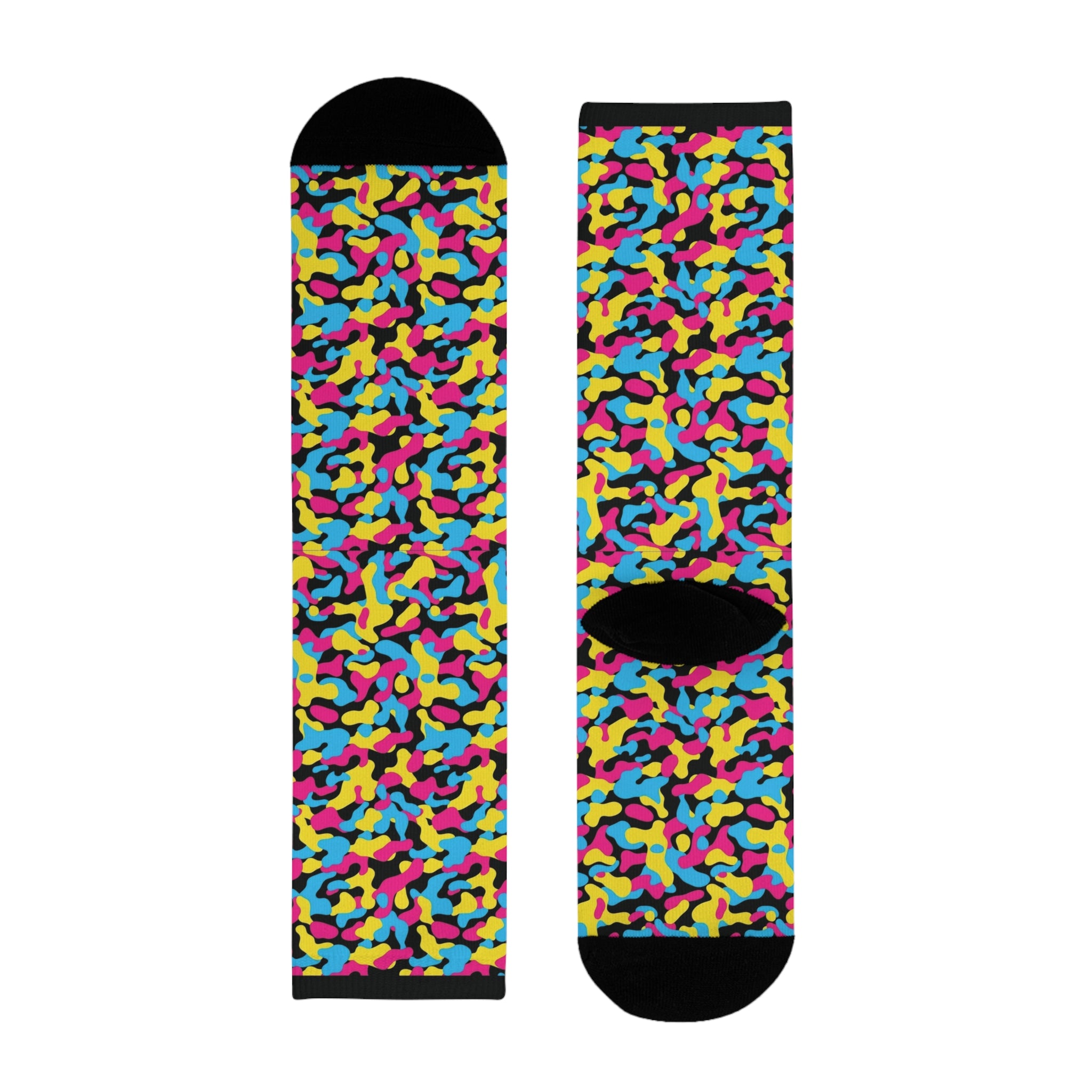 Pansexual Flag Camo Socks