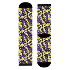 Non Binary Flag Camo Socks