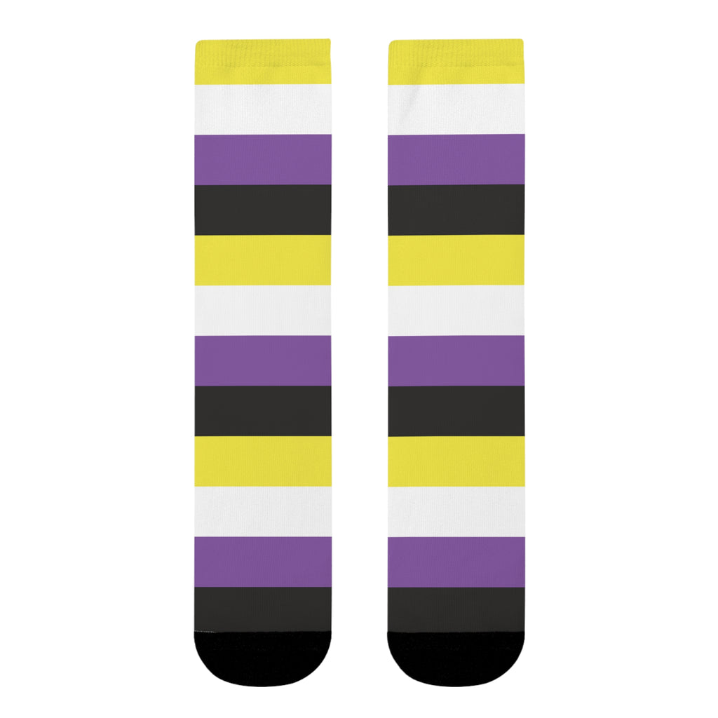 Non Binary Flag Socks