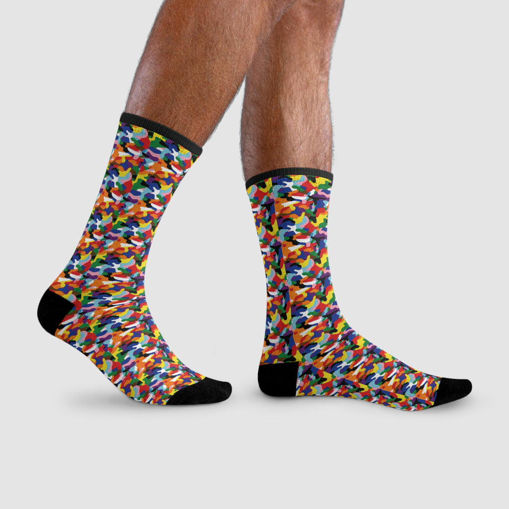 LGBT Inclusive Camo Socks