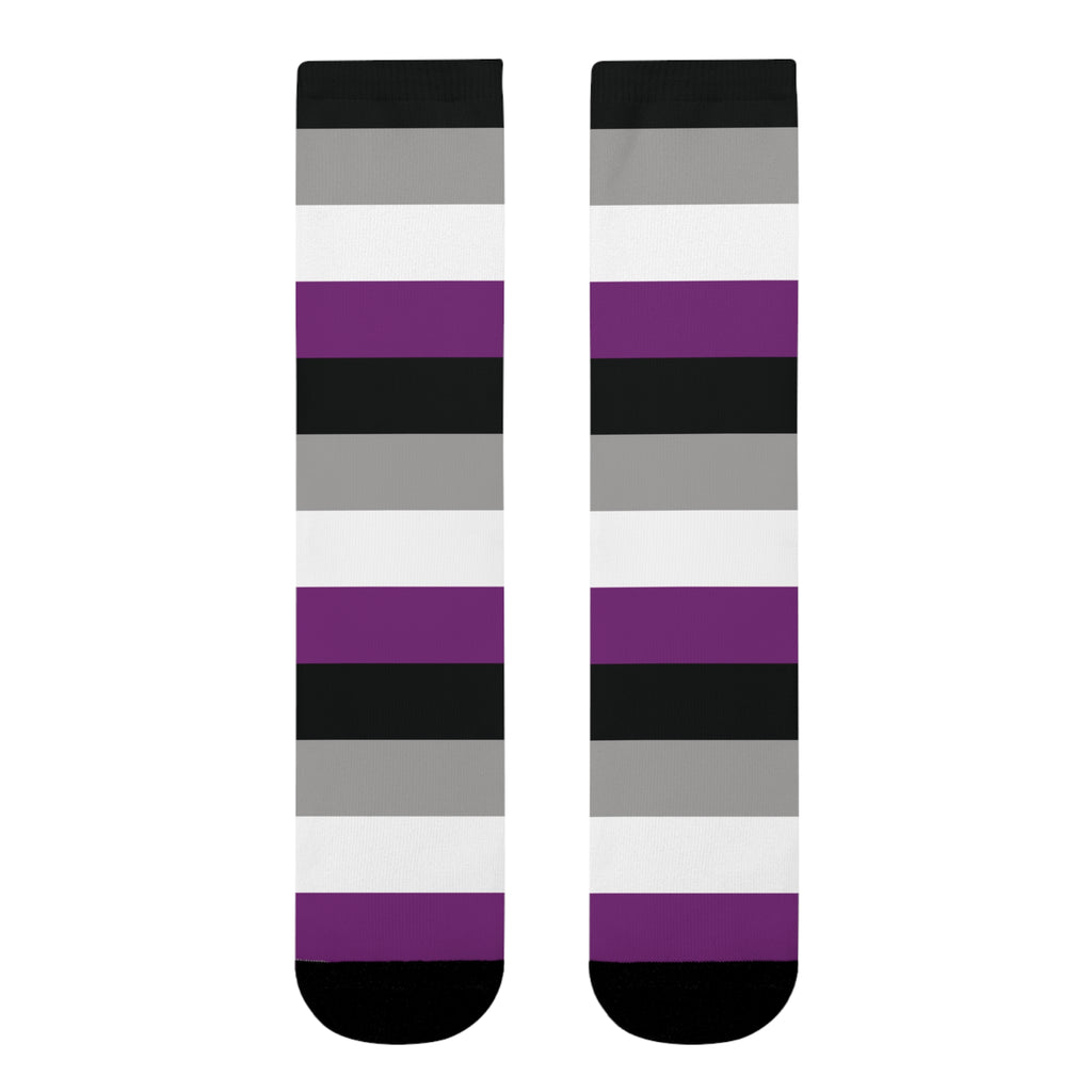 Asexual Flag Socks