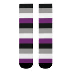 Asexual Flag Socks
