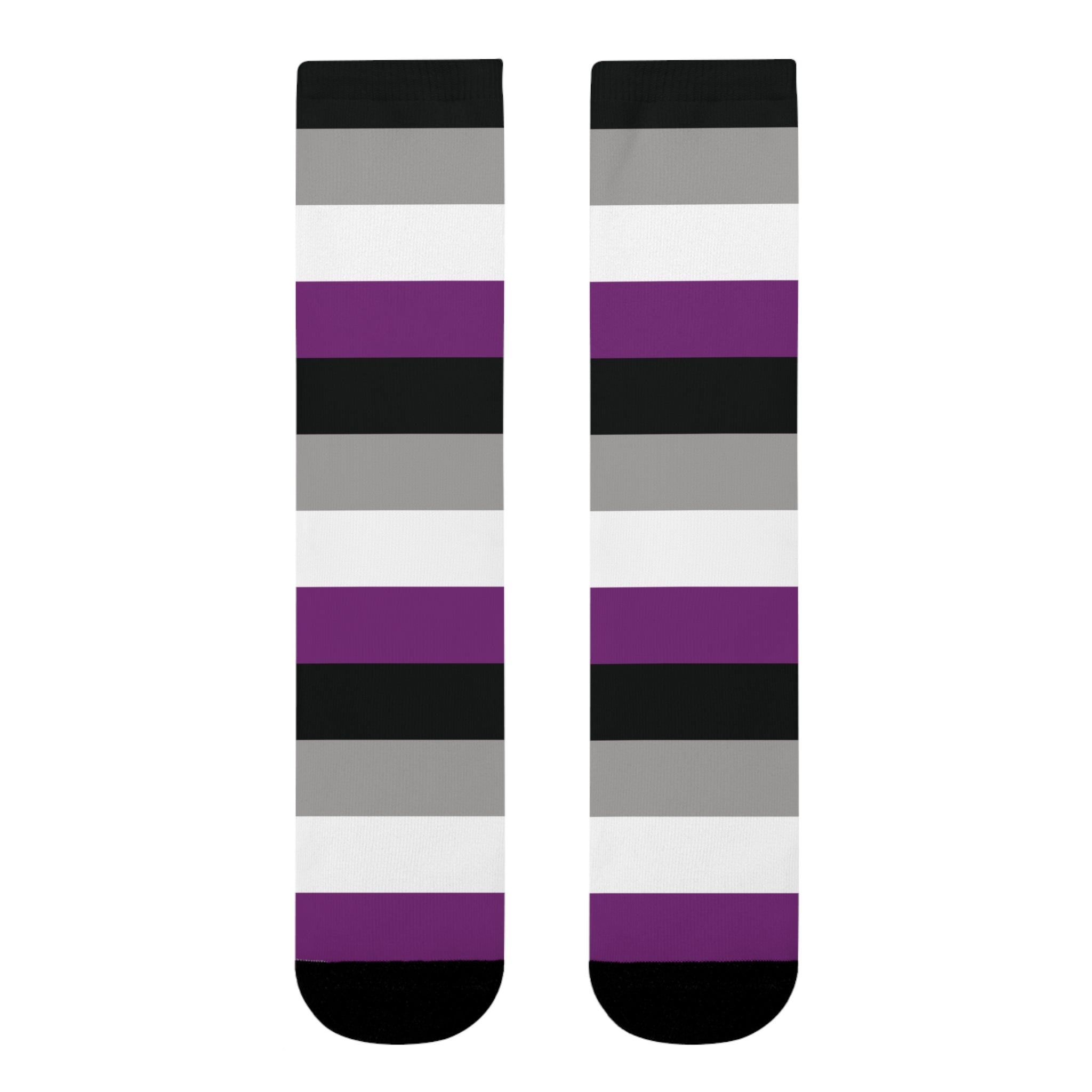 Asexual Flag Socks