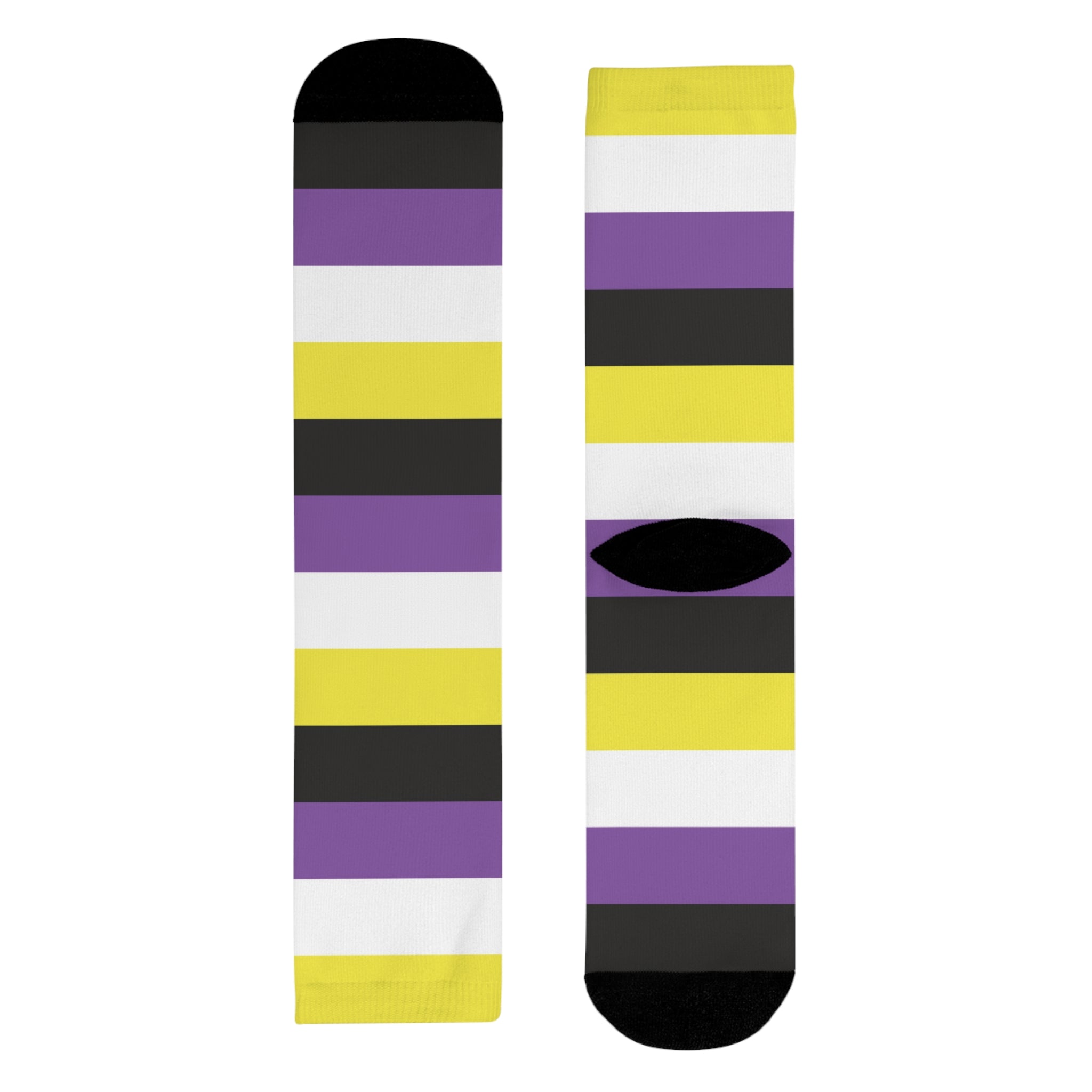 Non Binary Flag Socks