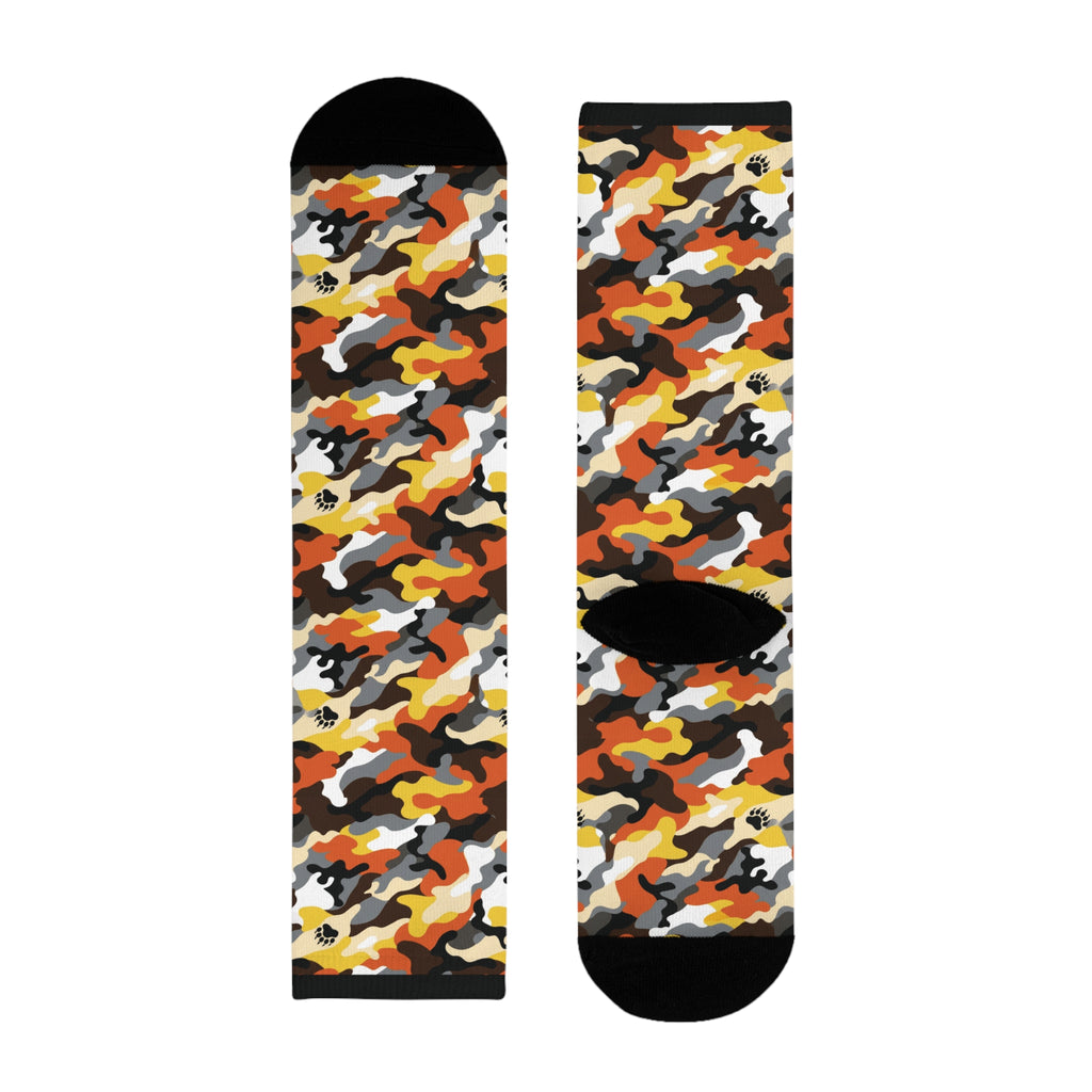 Bear Brotherhood Flag Camo Socks