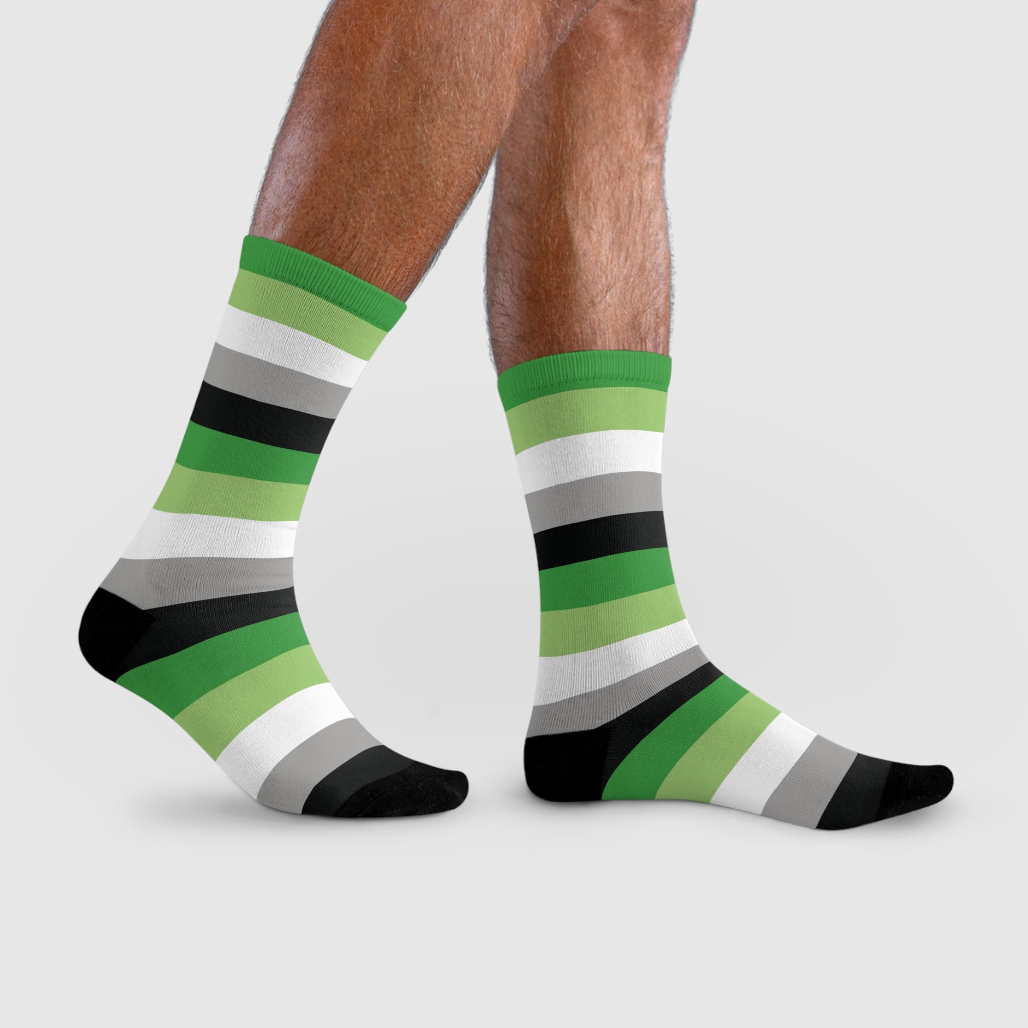 Aromantic Flag Socks