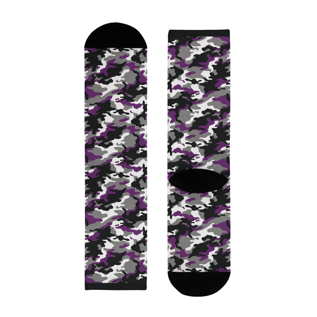 Asexual Flag Camo Socks