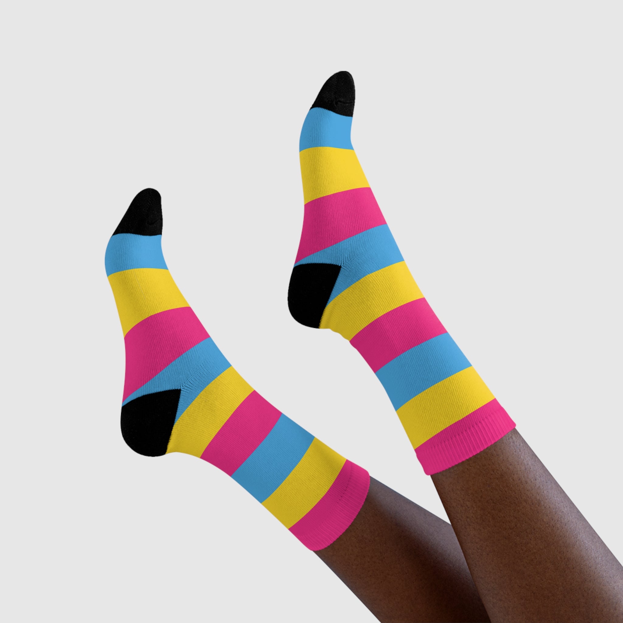 Pansexual Flag Socks