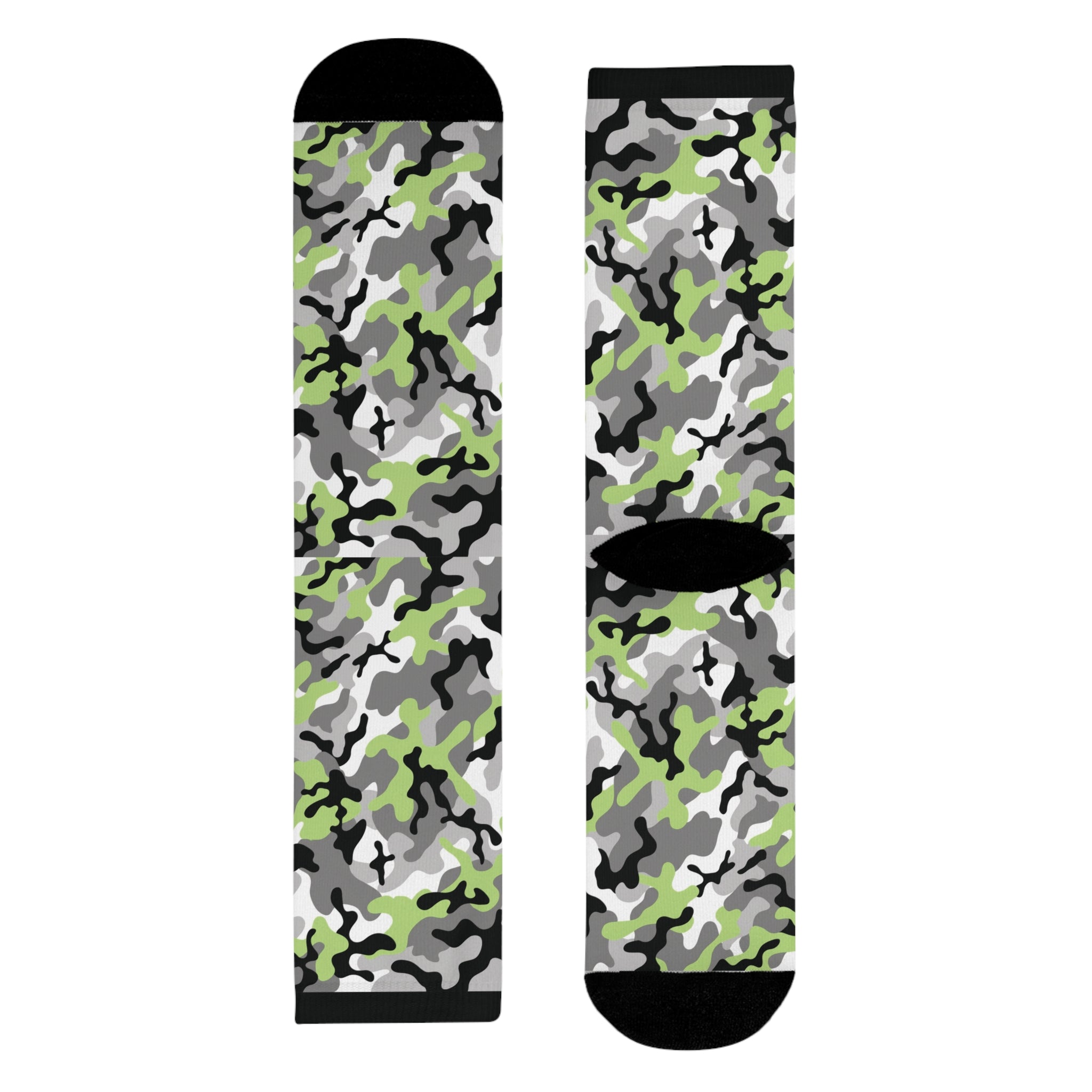 Agender Flag Camo Socks