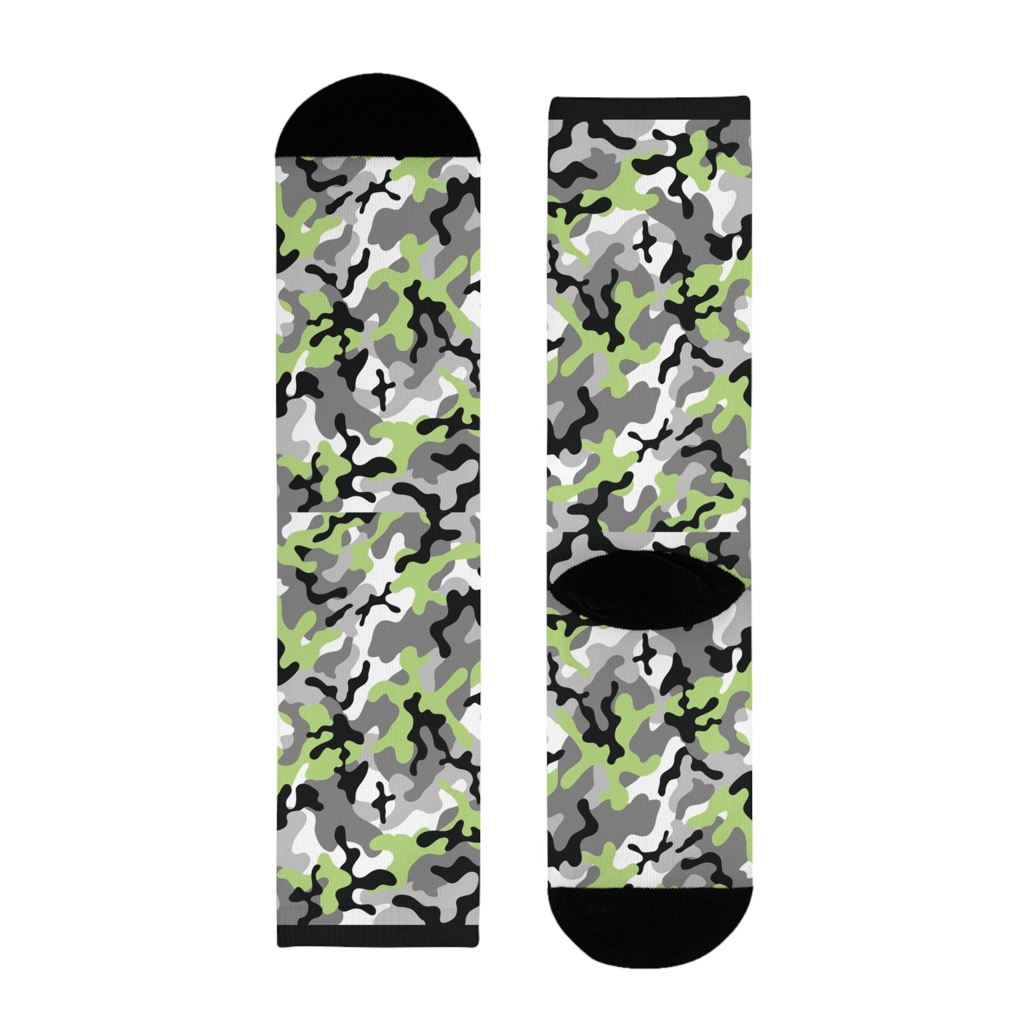 Agender Flag Camo Socks