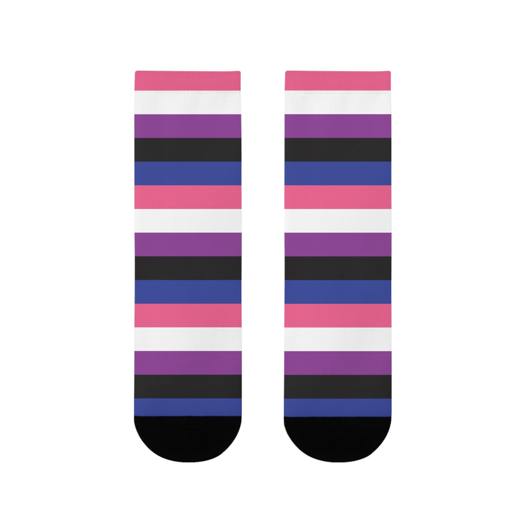 Genderfluid Flag Socks