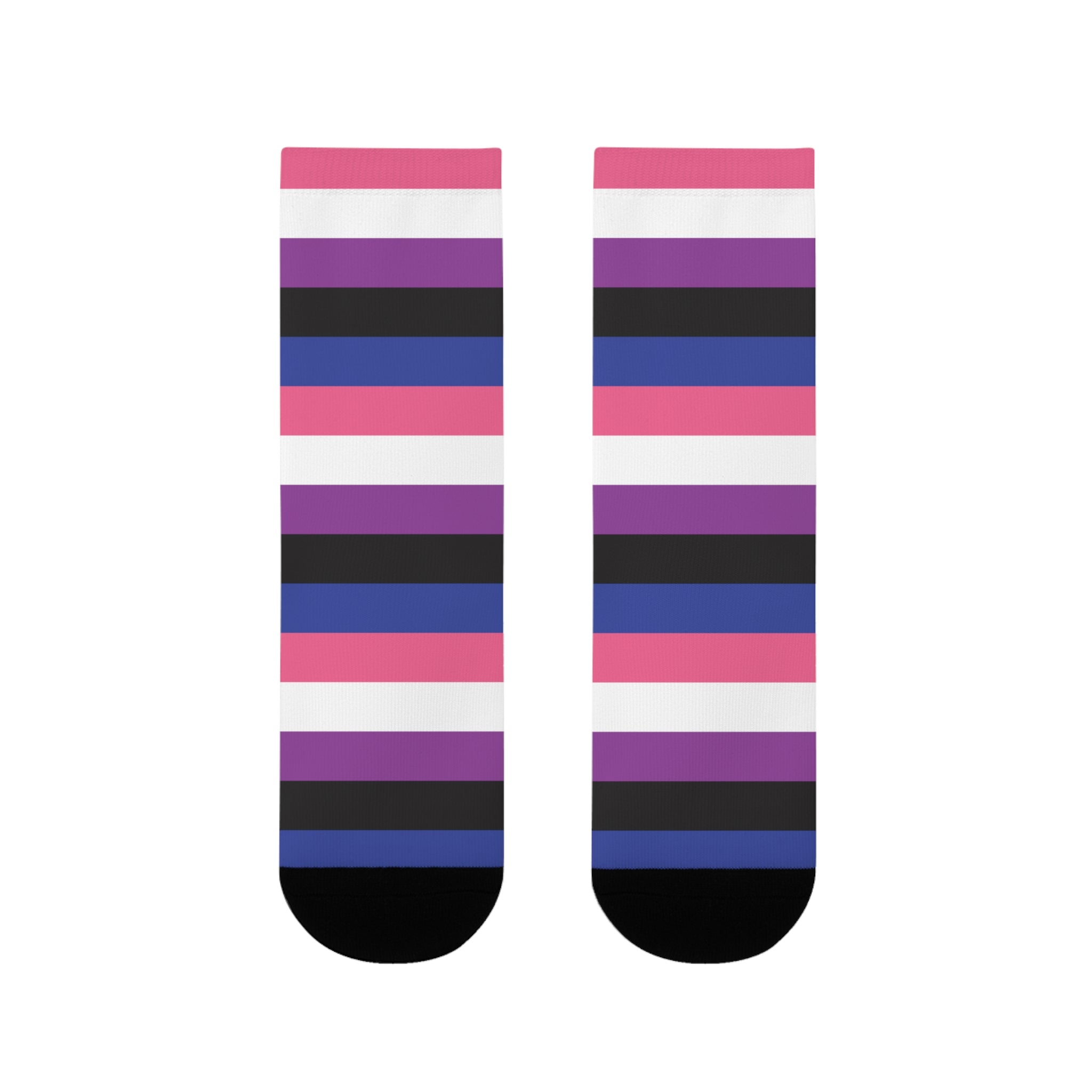 Genderfluid Flag Socks