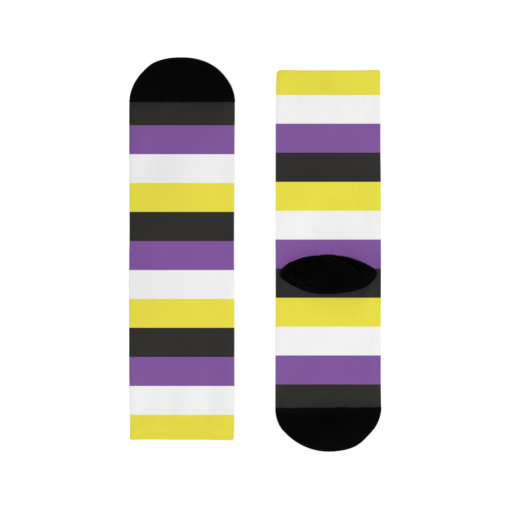 Non Binary Flag Socks